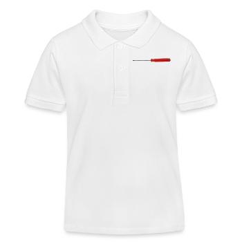 Schraubenzieher - Kinder Organic Poloshirt Mini Sprinter von Stanley/Stella - Weiß - Vorne