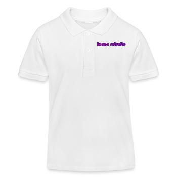 RETRAITE. RETRAITE. RETRAITEE. RETRAITE - Polo enfant bio Stanley/Stella - blanc - Devant