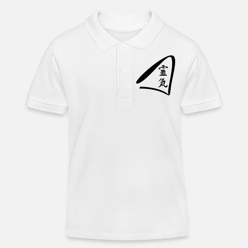 reiki - Polo enfant bio Stanley/Stella - blanc