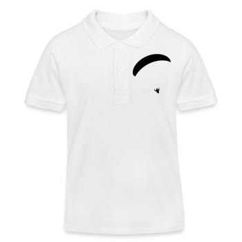 Paraglider - Kids Organic Polo Shirt by Stanley/Stella - white - Front