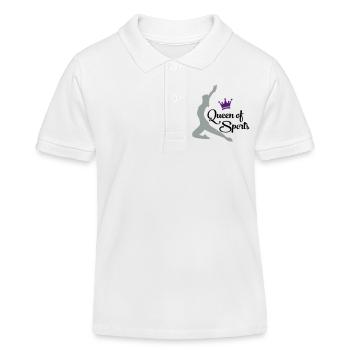 sport - Kinder Organic Poloshirt Mini Sprinter von Stanley/Stella - Weiß - Vorne