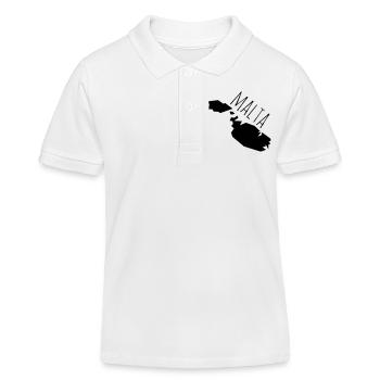 malta - Kinder Organic Poloshirt Mini Sprinter von Stanley/Stella - Weiß - Vorne