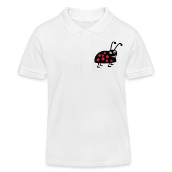 ladybird - Kids Organic Polo Shirt by Stanley/Stella - white - Front