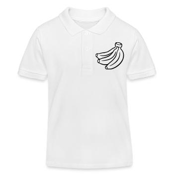 Banana - Kids Organic Polo Shirt by Stanley/Stella - white - Front