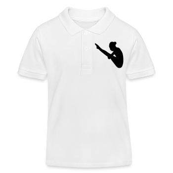 Saut de tour - Polo enfant bio Stanley/Stella - blanc - Devant