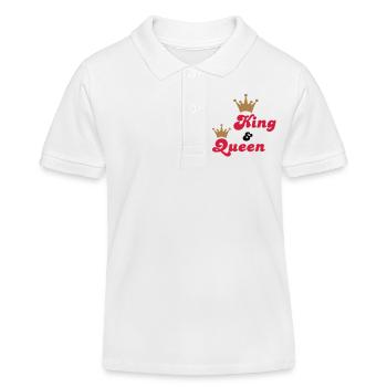 hochzeit - Kinder Organic Poloshirt Mini Sprinter von Stanley/Stella - Weiß - Vorne
