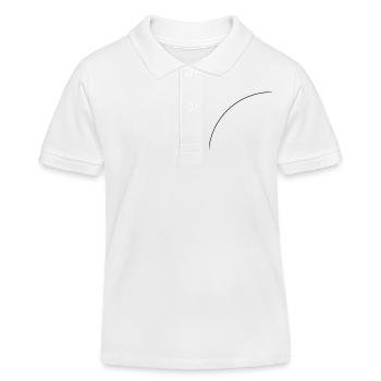 Viertelkreis - Kinder Organic Poloshirt Mini Sprinter von Stanley/Stella - Weiß - Vorne