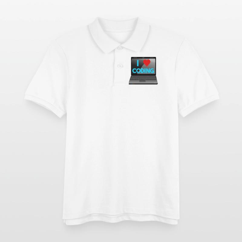 Programming, Programmer, Computer Scientist Kids Organic Polo Shirt by Stanley/Stella