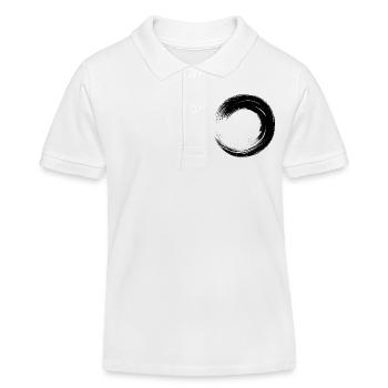 Cercles - Polo enfant bio Stanley/Stella - blanc - Devant