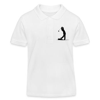 Golfeur - Polo enfant bio Stanley/Stella - blanc - Devant