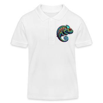 Chameleon - Kids Organic Polo Shirt by Stanley/Stella - white - Front