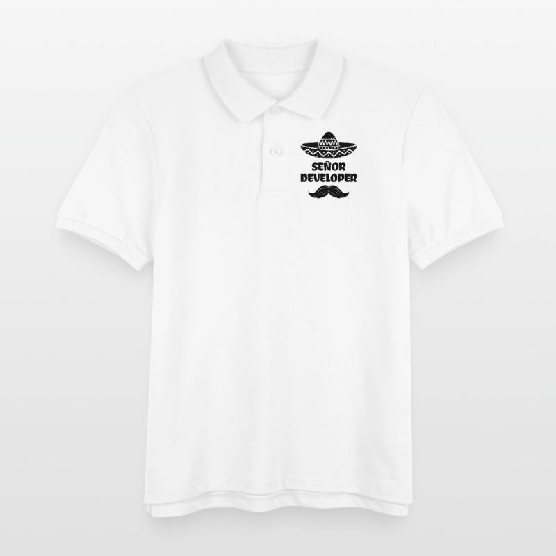 Developer Statement Skripting Dev Computerfreak Kinder Organic Poloshirt Mini Sprinter von Stanley/Stella