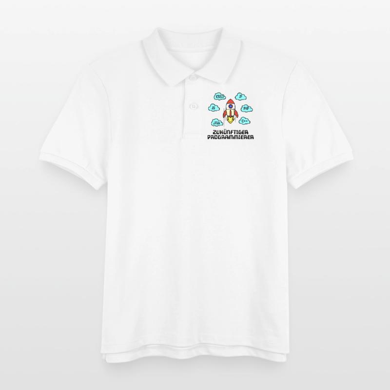 Css Code Developer C++ Java Php Programmer Kids Organic Polo Shirt by Stanley/Stella