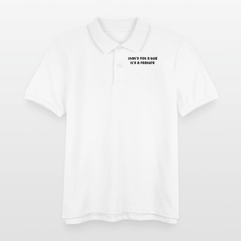 Developer Geek Bugs Code Informatik Statement Kinder Organic Poloshirt Mini Sprinter von Stanley/Stella