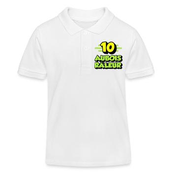Beschwerden: Aube - Kinder Organic Poloshirt Mini Sprinter von Stanley/Stella - Weiß - Vorne