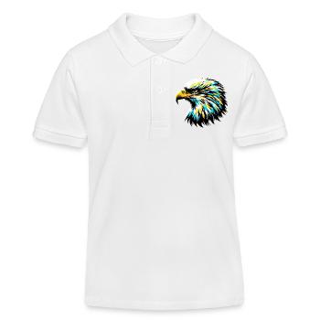 Aigle - Polo enfant bio Stanley/Stella - blanc - Devant