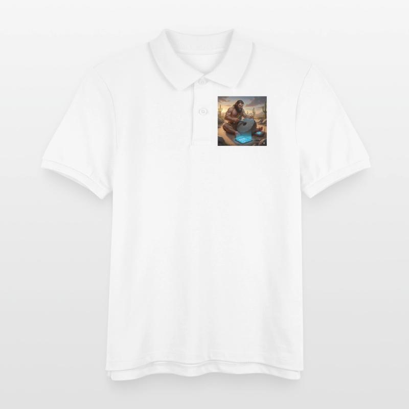 Caveman Tech Support – Das erste Tutorial Kinder Organic Poloshirt Mini Sprinter von Stanley/Stella