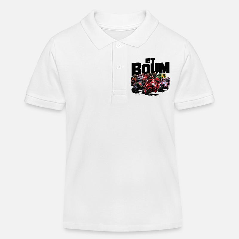 ET BOUM - Polo enfant bio Stanley/Stella - blanc