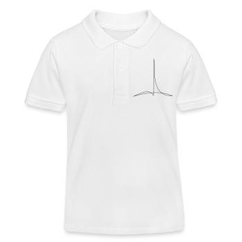 Dirigent 4/4 Takt - Kinder Organic Poloshirt Mini Sprinter von Stanley/Stella - Weiß - Vorne