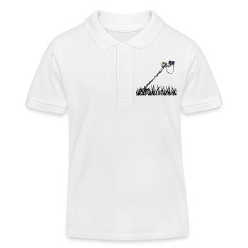 Metalldetektor - Kinder Organic Poloshirt Mini Sprinter von Stanley/Stella - Weiß - Vorne