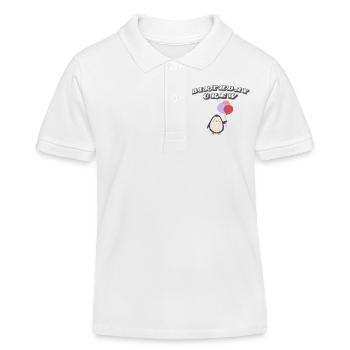Birthday Crew - Kinder Organic Poloshirt Mini Sprinter von Stanley/Stella - Weiß - Vorne