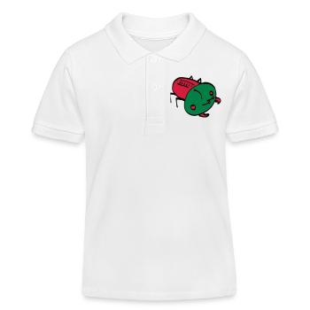 couleur insecte vecteur insecte animal rampant - Polo enfant bio Stanley/Stella - blanc - Devant