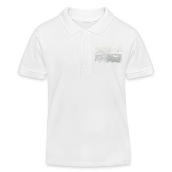 Simson Schwalbe KR51 - Kinder Organic Poloshirt Mini Sprinter von Stanley/Stella - Weiß - Vorne