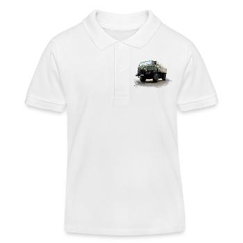 CGPI | L60 | RDA | CAMION - Polo enfant bio Stanley/Stella - blanc - Devant