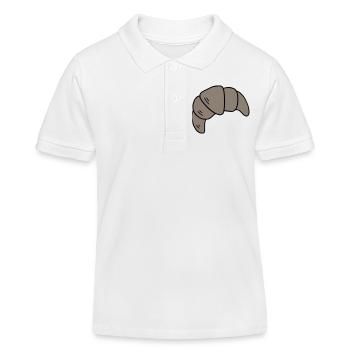 Croissant - Polo enfant bio Stanley/Stella - blanc - Devant