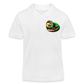 Otter - Kids Organic Polo Shirt by Stanley/Stella - white - Front