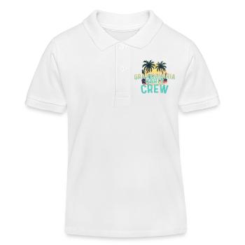 Gran Canaria Party Crew - Kids Organic Polo Shirt by Stanley/Stella - white - Front