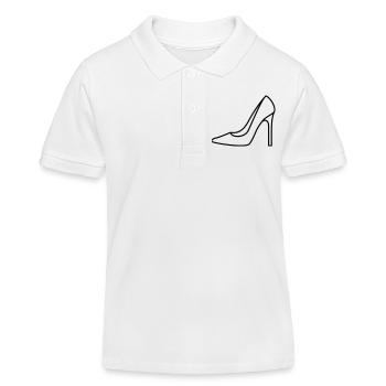 High Heel Icon Chaussure Femmes Femmes Contour Personnalisable - Polo enfant bio Stanley/Stella - blanc - Devant