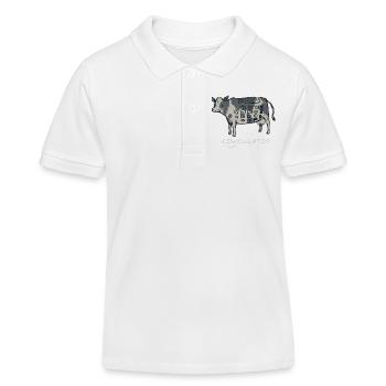 Mathe Nerd Studenten Uni Professor Mathematik - Kinder Organic Poloshirt Mini Sprinter von Stanley/Stella - Weiß - Vorne