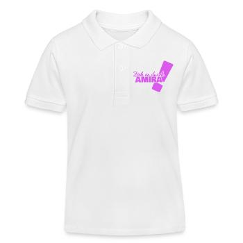 Amira - Kinder Organic Poloshirt Mini Sprinter von Stanley/Stella - Weiß - Vorne