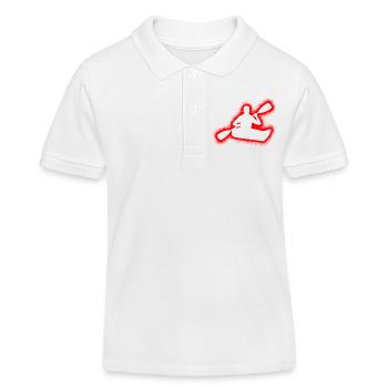 Kayak Paddle Boat Kids Men Boys Canoe - Kids Organic Polo Shirt by Stanley/Stella - white - Front