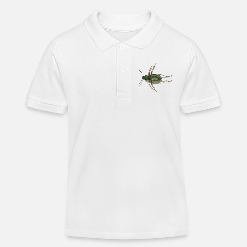 Coléoptère d'or - Polo enfant bio Stanley/Stella - blanc