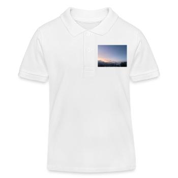 Dämmerungszauber am Wald - Kids Organic Polo Shirt by Stanley/Stella - white - Front