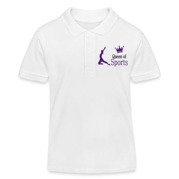 sport - Kinder Organic Poloshirt Mini Sprinter von Stanley/Stella - Weiß - Vorne