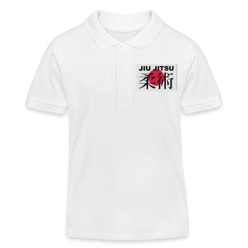 jiu jitsu - Polo enfant bio Stanley/Stella - blanc - Devant