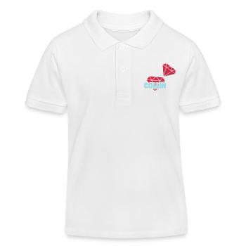 Collin - Kinder Organic Poloshirt Mini Sprinter von Stanley/Stella - Weiß - Vorne