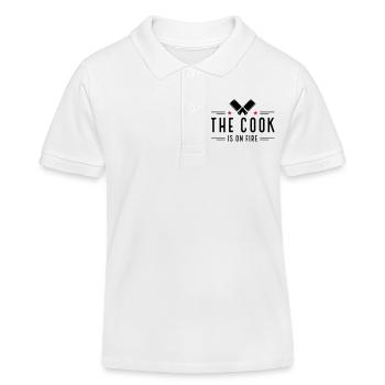 Cook - Kids Organic Polo Shirt by Stanley/Stella - white - Front