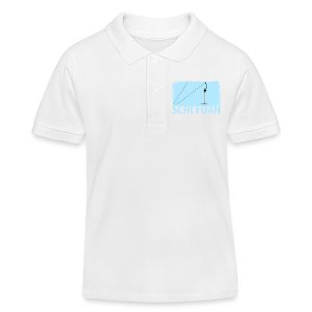 Ankerlift | Ski Foan, Ski, Winter sports, Ski packages - Kids Organic Polo Shirt by Stanley/Stella - white - Front