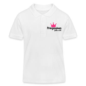 lustig - Kinder Organic Poloshirt Mini Sprinter von Stanley/Stella - Weiß - Vorne