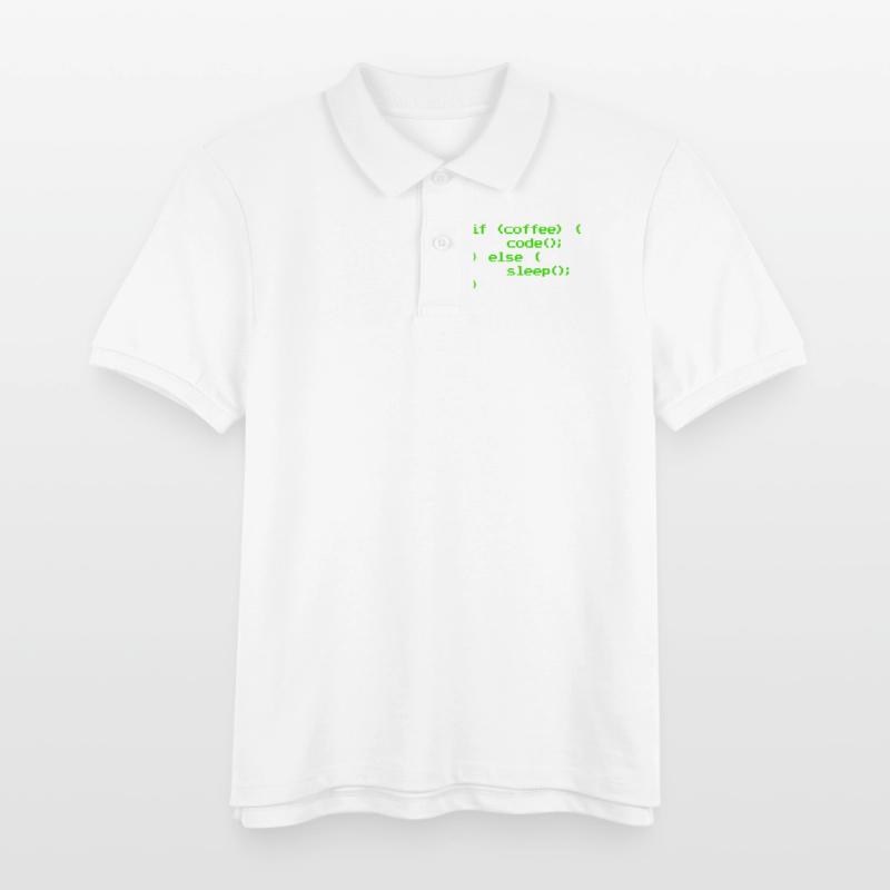 Kein Kaffee Kein Code Programmierer Informatiker Kinder Organic Poloshirt Mini Sprinter von Stanley/Stella