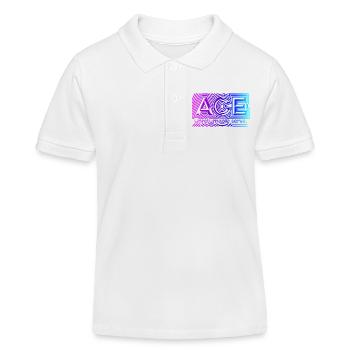 Tennis ACE , für Fans perfekter Aufschläge - Kinder Organic Poloshirt Mini Sprinter von Stanley/Stella - Weiß - Vorne