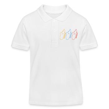 Funny Madagascar Sadagascar Geography Geographer - Kids Organic Polo Shirt by Stanley/Stella - white - Front