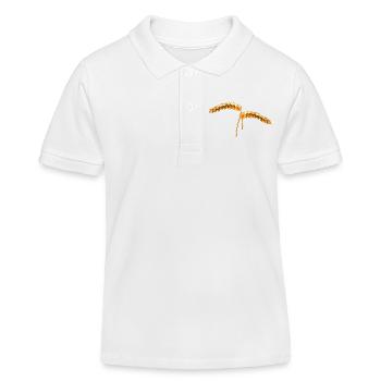 plant - Kids Organic Polo Shirt by Stanley/Stella - white - Front