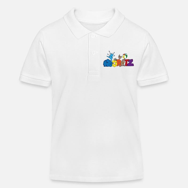 Moritz im Zirkus - Kinder Organic Poloshirt Mini Sprinter von Stanley/Stella - Weiß