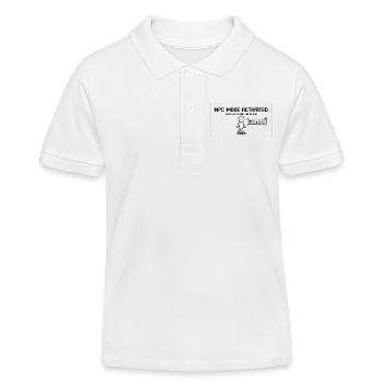 Chemise activée par la mode des PNJ – Mème de jeu - Polo enfant bio Stanley/Stella - blanc - Devant
