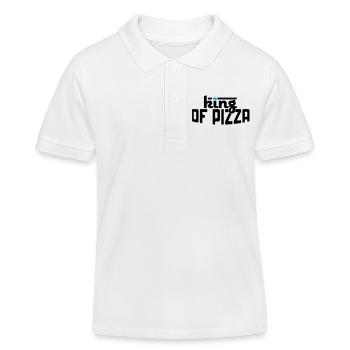 La pizza - Polo enfant bio Stanley/Stella - blanc - Devant